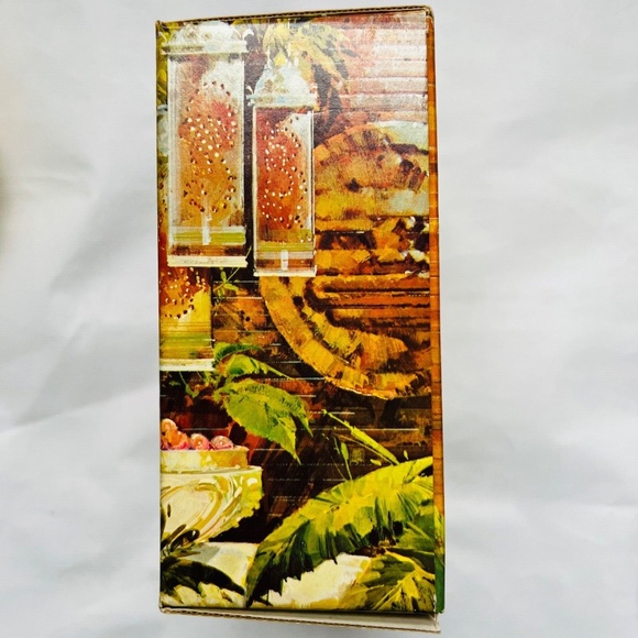 Avon Terra Cotta Bird Fragrance Candle Holder Unused With Box Vintage Canada 7" - Picture 11 of 11